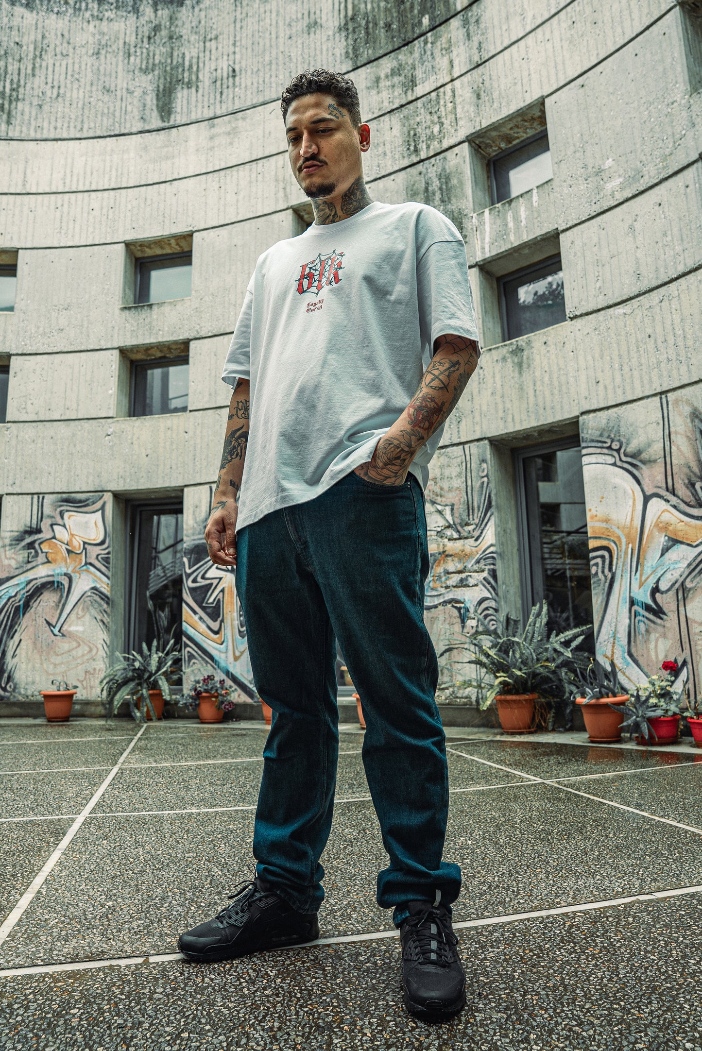 "BLK" T-shirt