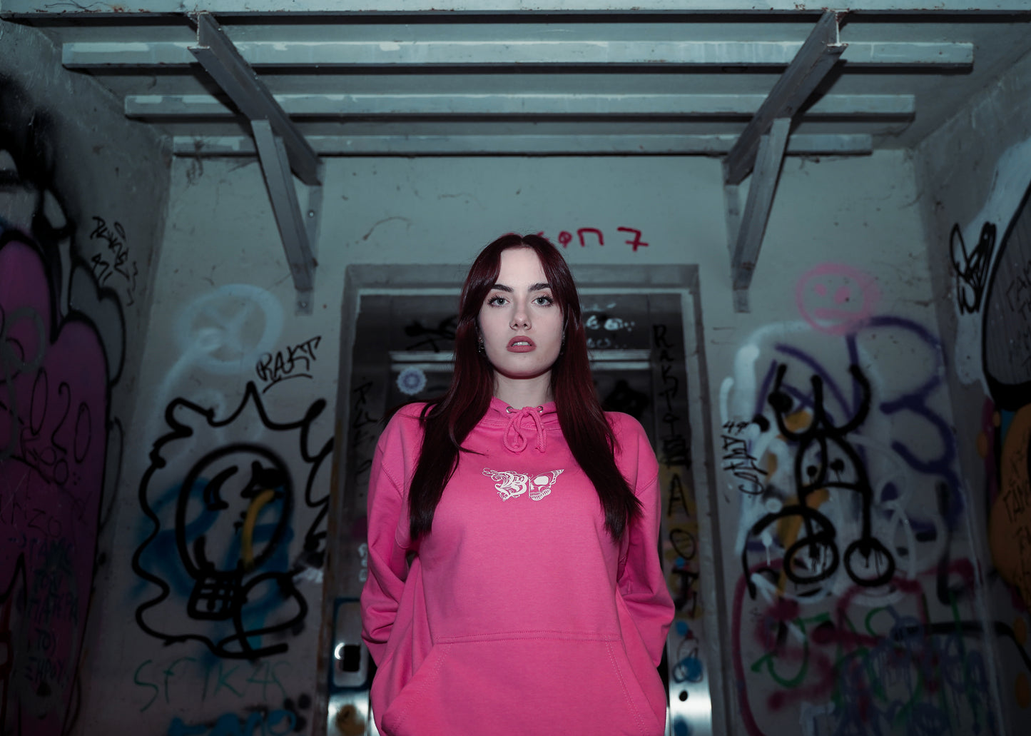 Medusa Pink Hoodie